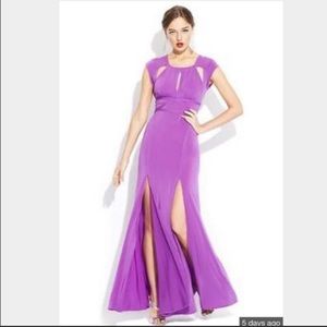 NWT - BCBG Max Azaria “LULU” orchid purple gown